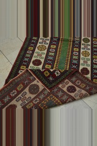 Bright Turkish Carpet Rug Runner 4x9 Feet 106,287 - Turkish Rug Runner  $i
