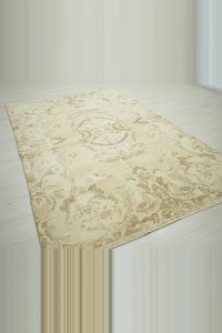 Brown Beige Oushak Carpet Rug 6x9 Feet 173,270 - Oushak Rug $i