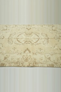 Brown Beige Oushak Carpet Rug 6x9 Feet 173,270 - Oushak Rug $i