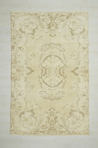 Brown Beige Oushak Carpet Rug 6x9 Feet 173,270 - Oushak Rug $i