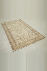 Brown Oushak Rug 4x7 115,207 - Oushak Rug $i