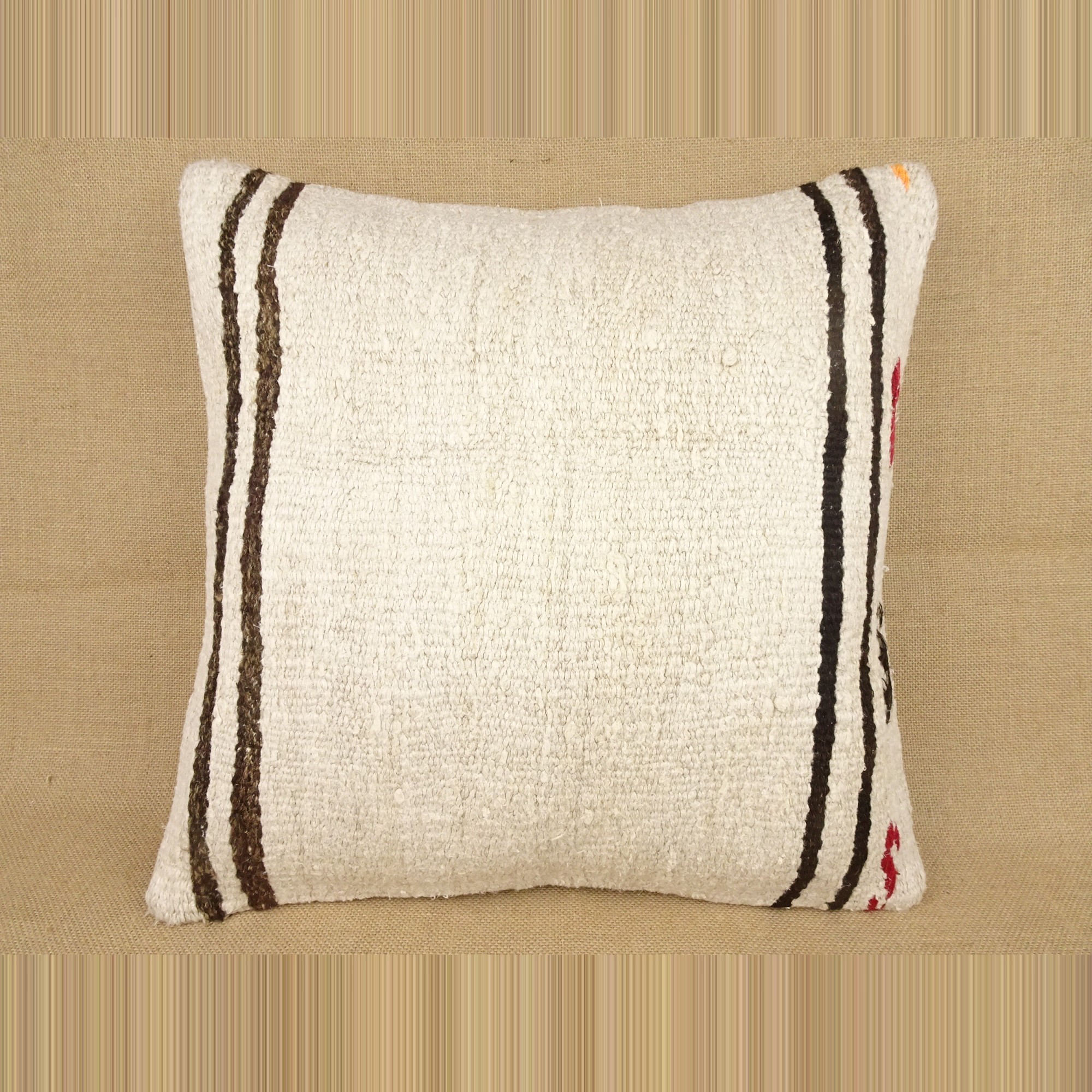 Carpet Pillow Cover 50,50 - Turkish Kilim Pillow 