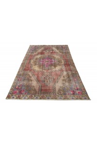 Chic Colourful Oushak Rug 4x7 Feet 132,219 - Turkish Carpet Rug $i