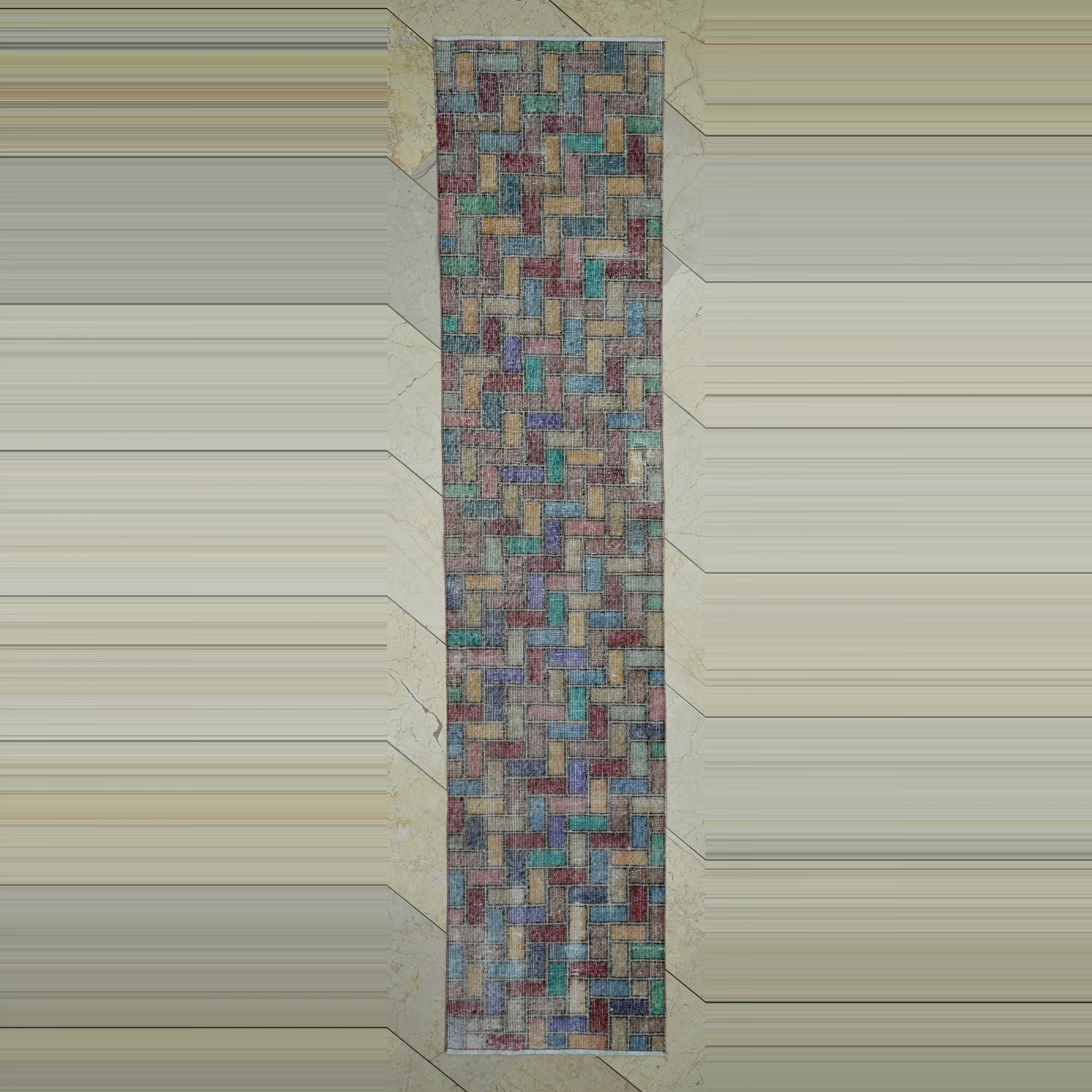 Chic Turkish Rug Runner 2x9 Feet 60,277 - Turkish Rug Runner
