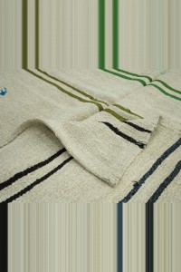 Colorful Stripe Hemp Rug 6x10 Feet 170,310 - Turkish Hemp Rug $i
