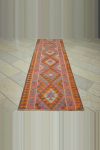 Colorful Turkish kilim Runner Rug 3x10 Feet 90,312 - Turkish Rug Runner $i