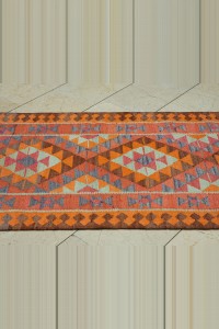 Colorful Turkish kilim Runner Rug 3x10 Feet 90,312 - Turkish Rug Runner $i