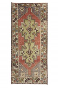 Colorful Turkish Rug Runner 4x8 Feet 115,253 - Oushak Rug  $i