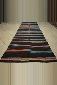 Colourful Goat Hair Rug 5x14 Feet 160,423 - Goat Hair Rug $i