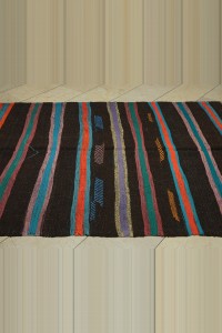 Colourful Goat Hair Rug 5x14 Feet 160,423 - Goat Hair Rug $i