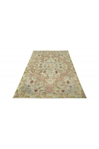 Colourful Oushak Rug 4x7 Feet 129,207 - Turkish Carpet Rug $i