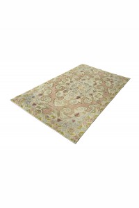 Colourful Oushak Rug 4x7 Feet 129,207 - Turkish Carpet Rug $i