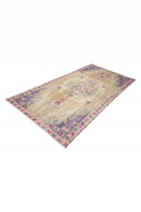 Colourful Turkish Oushak Rug 4x8 Feet 122,228 - Turkish Carpet Rug $i