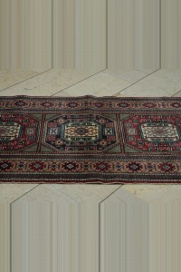 Colourful Turkish Oushak Runner Rug 3x9 Feet 88,279 - Turkish Rug Runner  $i