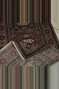 Colourful Turkish Oushak Runner Rug 3x9 Feet 88,279 - Turkish Rug Runner  $i