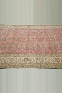 Colourful Vintage Oushak Rug 7x10 Feet 203,310 - Oushak Rug $i