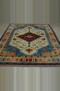 Contemporary Antik Yuruk Izmir Carpet Rug 6x9 194,264 - Turkish Carpet Rug  $i