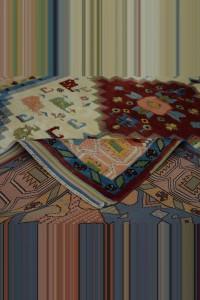 Contemporary Antik Yuruk Izmir Carpet Rug 6x9 194,264 - Turkish Carpet Rug  $i