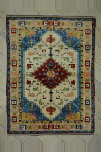 Turkish Carpet Rug Contemporary Antik Yuruk Izmir Carpet Rug 6x9 194,264