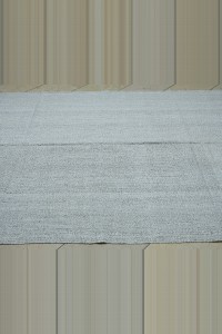 Cotton Goat Hair Rug 6x10 Feet 180,310 - Grey Turkish Rug $i