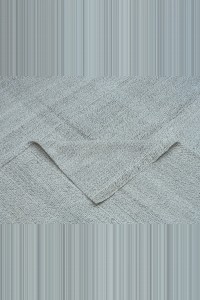 Cotton Goat Hair Rug 6x10 Feet 180,310 - Grey Turkish Rug $i