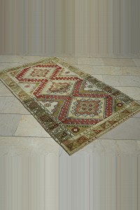 Daisy Pattern Rug 4x6 107,175 - Turkish Carpet Rug  $i