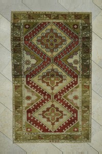 Turkish Carpet Rug Daisy Pattern Rug 4x6 107,175