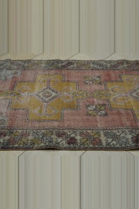 Dark Color Oushak Rug 4x7 125,222 - Turkish Carpet Rug $i