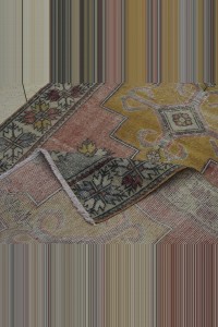 Dark Color Oushak Rug 4x7 125,222 - Turkish Carpet Rug $i