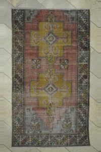 Turkish Carpet Rug Dark Color Oushak Rug 4x7 125,222
