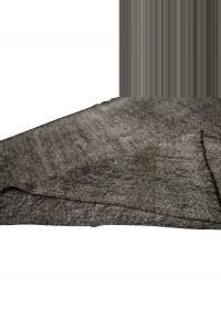 Dark Gray Turkish Kilim Rug 5x10 Feet  154,306 - Grey Turkish Rug  $i