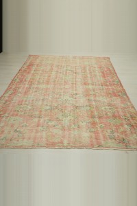 Distressed Oushak Rug 6x9 188,274 - Oushak Rug $i