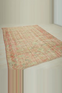 Distressed Oushak Rug 6x9 188,274 - Oushak Rug $i