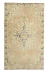 Distressed Turkish Rug 4x7 Feet 134,225 - Oushak Rug  $i