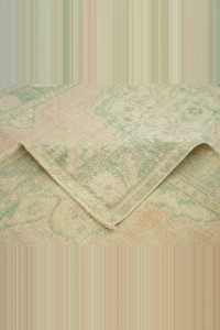 Double Knotted Old Oushak Rug 5x9 155,270 - Oushak Rug $i