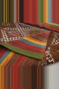 Embroidered Sivas Kilim Rug 4x5 Feet  130,137 - Turkish Kilim Rug  $i