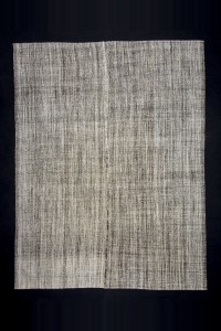 Grey Turkish Rug Ethnic Striped Turkish Gray Kilim rug 7x10 Feet  222,302