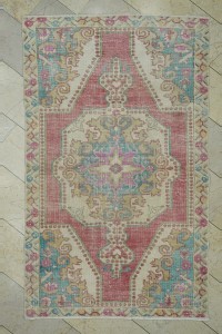 Ethnic Turkish Area Rug 4x7  134,223 - Turkish Carpet Rug  $i