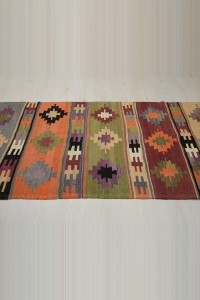 Ethnic Turkish Kilim Rug 3x8 Feet 104,229 - Turkish Kilim Rug $i