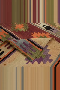 Ethnic Turkish Kilim Rug 3x8 Feet 104,229 - Turkish Kilim Rug $i