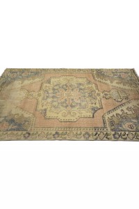 Faded Area Vintage Rug 5x7 Feet 136,225 - Turkish Carpet Rug $i