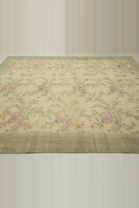 Faded Oushak Carpet Rug 8x10 Feet  244,314 - Oushak Rug  $i