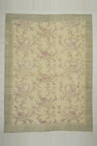 Faded Oushak Carpet Rug 8x10 Feet  244,314 - Oushak Rug  $i