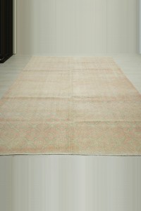 Faded Turkish Carpet Rug 7x10 Feet 217,312 - Oushak Rug $i