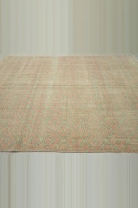 Faded Turkish Carpet Rug 7x10 Feet 217,312 - Oushak Rug $i