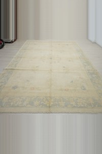 Faded Turkish Oushak Rug 8x11 Feet 244,330 - Oushak Rug $i