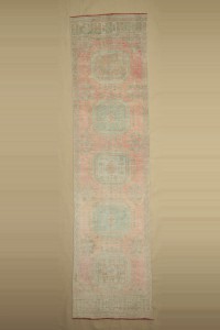 Turkish Rug Runner Faded Turkish Runner Rug 3x12 Feet 93,355