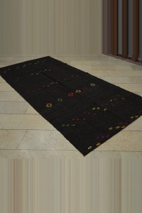 Farmhouse Goat Hair Kilim Rug 5x10 Feet 144,291 - Goat Hair Rug $i