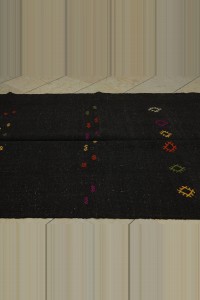 Farmhouse Goat Hair Kilim Rug 5x10 Feet 144,291 - Goat Hair Rug $i