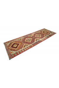 Flat weave Kilim Runner Rug 4x11 Feet 107,323 - Turkish Rug Runner  $i